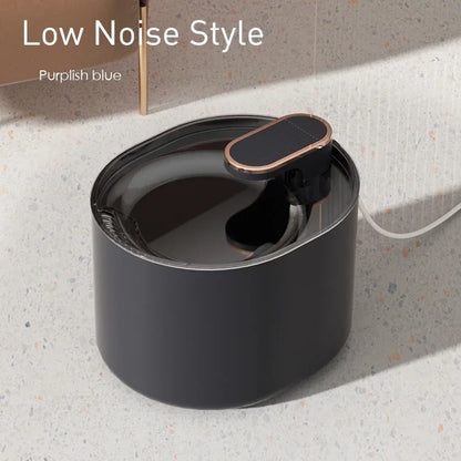 3L Automatic Pet Drinking Fountain with USB for Cats and Dogs - Electric Silent Water Feeder with Filtration System