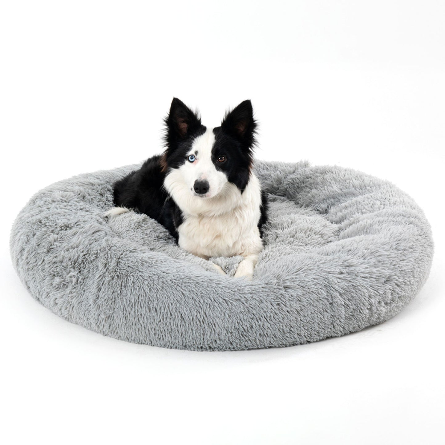 Premium Plush Donut Dog Bed - Warm, Soft, and Washable Pet Cushion for Dogs and Cats - Available in Small and Large Sizes