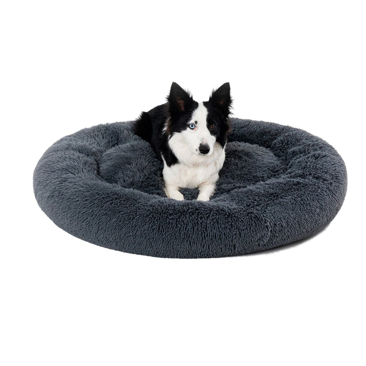 Premium Plush Donut Dog Bed - Warm, Soft, and Washable Pet Cushion for Dogs and Cats - Available in Small and Large Sizes