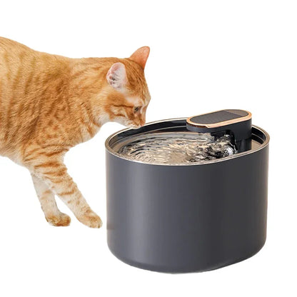 3L Automatic Pet Drinking Fountain with USB for Cats and Dogs - Electric Silent Water Feeder with Filtration System