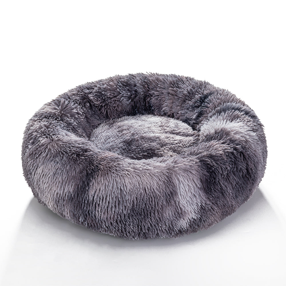 Premium Plush Donut Dog Bed - Warm, Soft, and Washable Pet Cushion for Dogs and Cats - Available in Small and Large Sizes