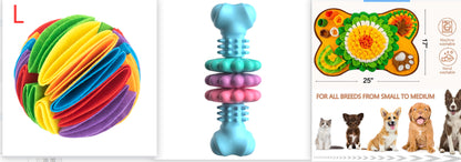 Indestructible TPR Dog Bone Chew Toy for Teeth Cleaning and Teething - Durable and Bite Resistant Pet Product