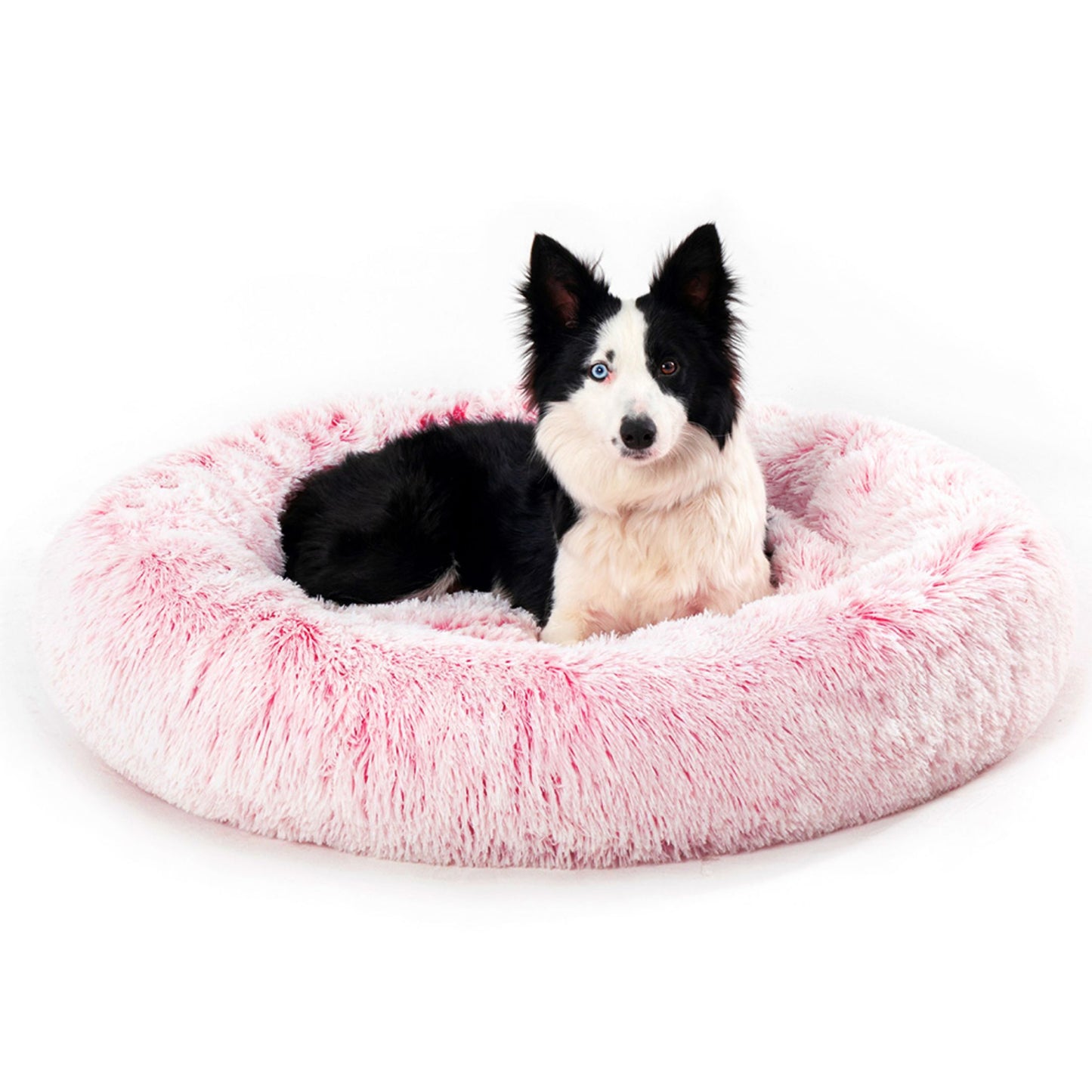 Premium Plush Donut Dog Bed - Warm, Soft, and Washable Pet Cushion for Dogs and Cats - Available in Small and Large Sizes